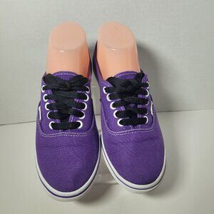 Vans Womens Size 7 Mens Size 5.5 Purple Low Casual Canvas Sneakers